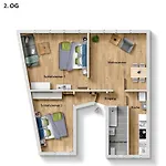 Naehe Dus, 2 Bedrooms, Parking