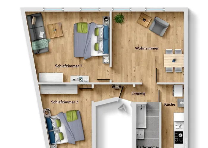 Naehe Dus, 2 Bedrooms, Parking